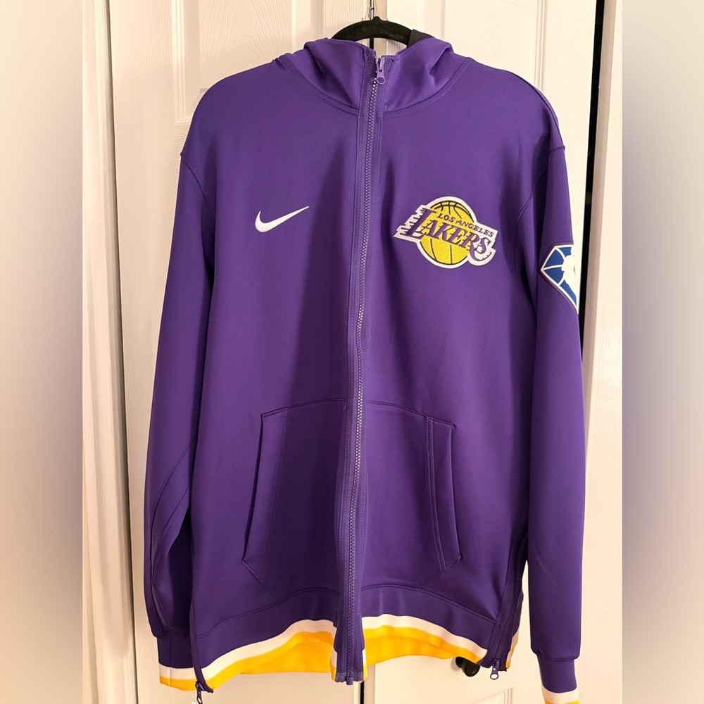 Nike Purple Lakers Zip-Up Jacket